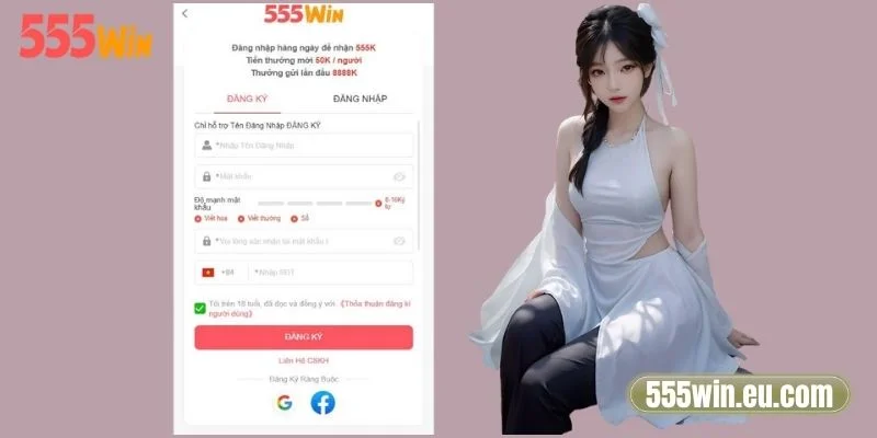 Đăng Ký 555Win - Hướng Dẫn Thành Công, Tránh Gặp Lỗi 1 Hướng dẫn đăng ký 555Win chuẩn từ chuyên gia